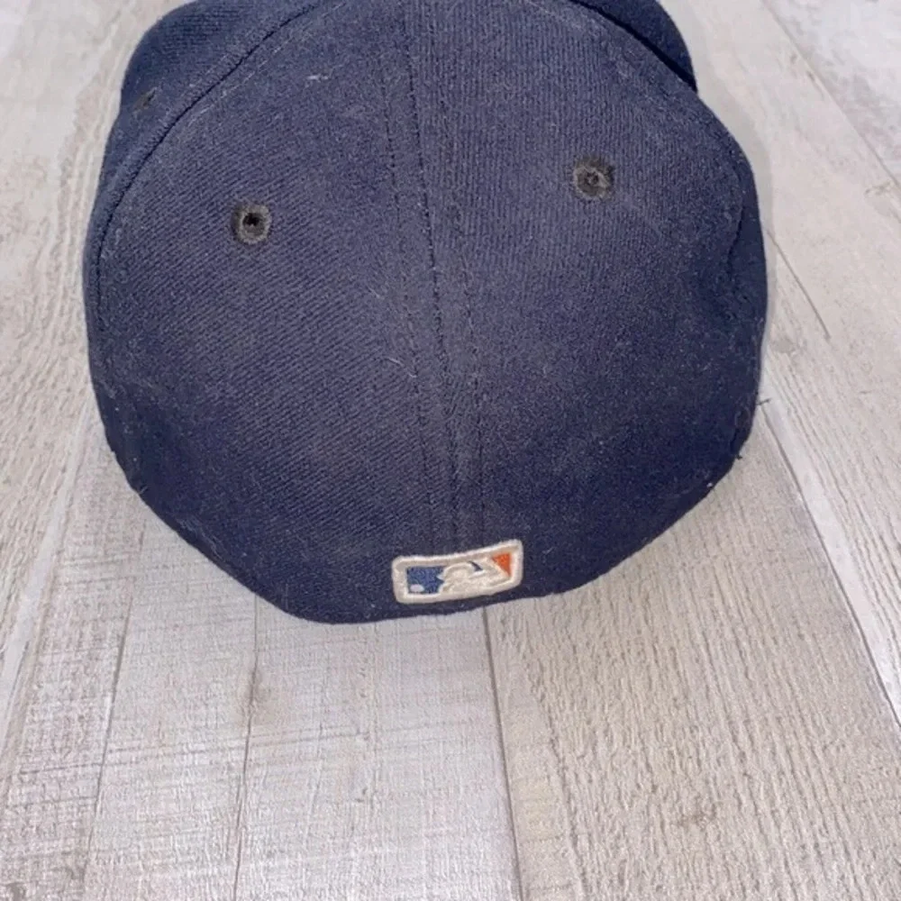 Mens Houston Astro’s New Era Authentic Collection On Field 59Fifty fitted hat